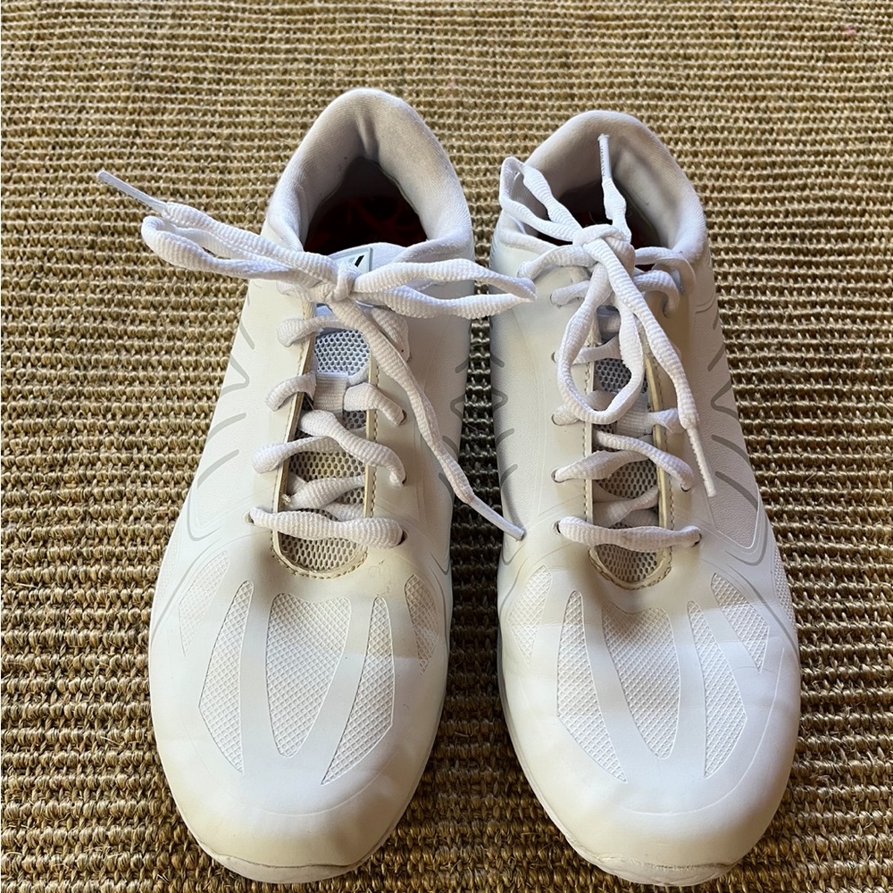 Varsity white Miza cheer shoes size 7.5